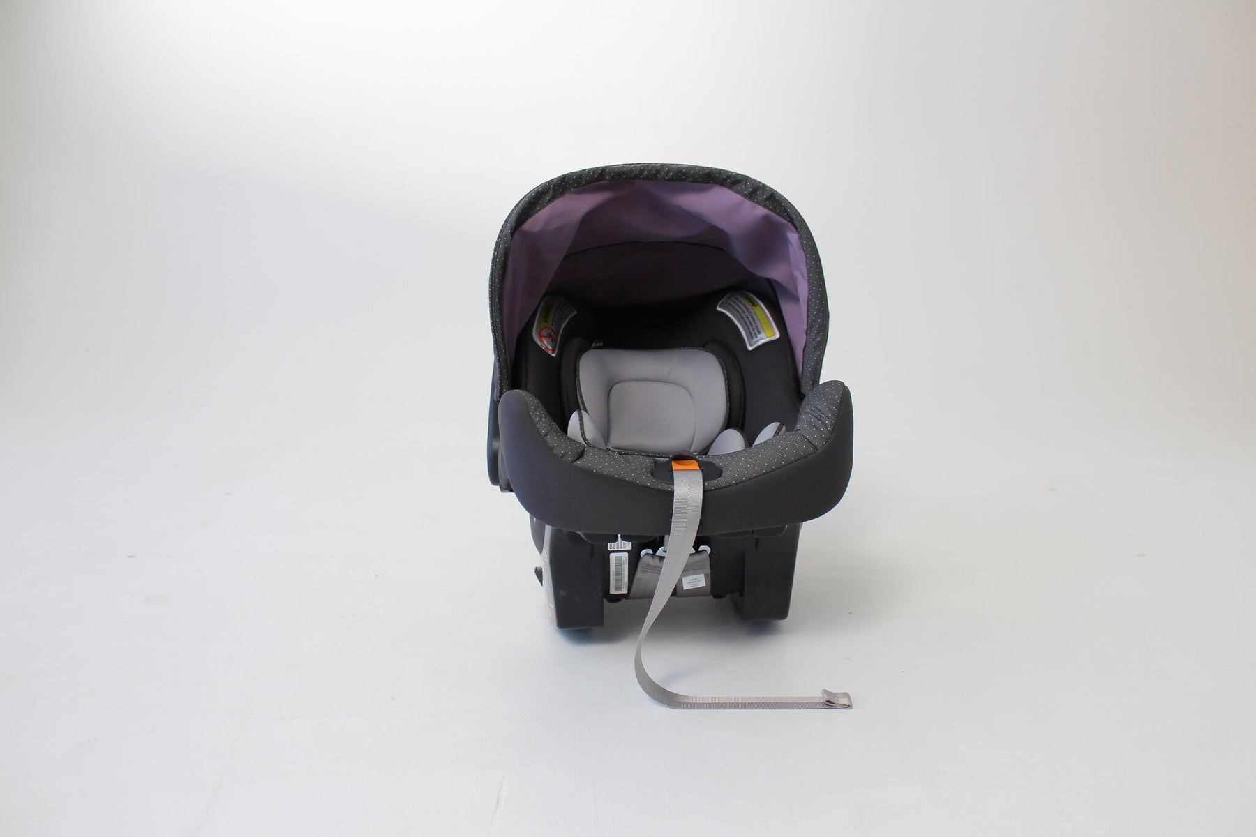 used car seat on a white background