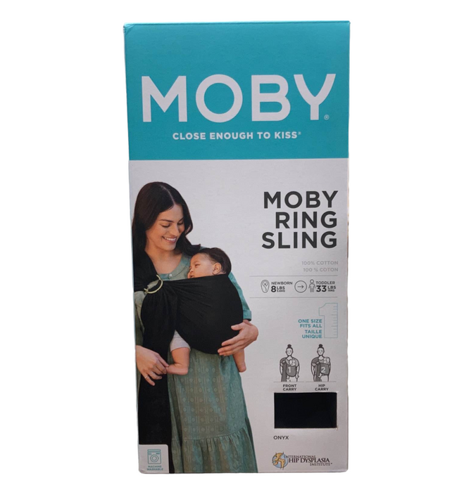 Moby Ring Sling, Double Gauze, Onyx