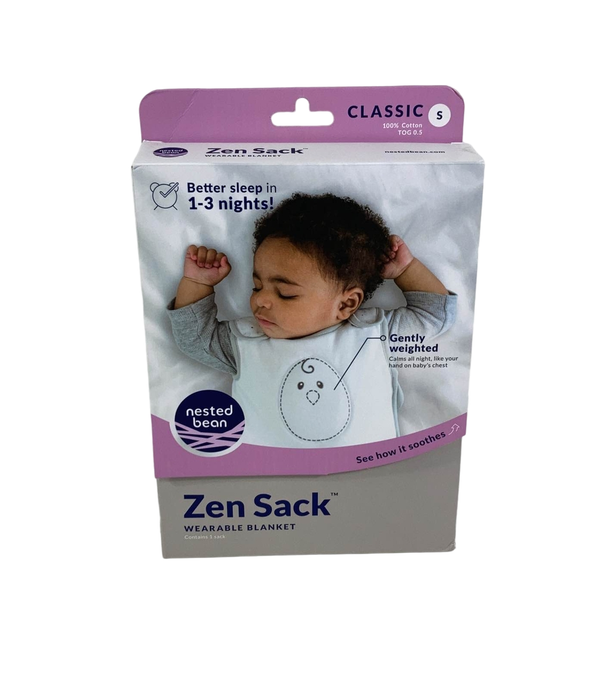 used Nested Bean Zen Sack Classic, Monogram Gold