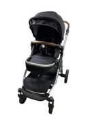 used Mockingbird Single to Double 2.0 Stroller, 2024, Silver with Penny Leather, Windowpane, Black