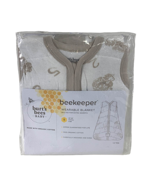 used Burt's Bees Baby Beekeeper Wearable Blanket, Small, 1.5 TOG (Medium Weight), cloud