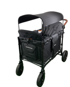 used Wonderfold W4 Luxe Quad Stroller Wagon, Volcanic Black, 2023