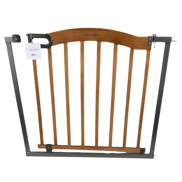 HomeSafe By Summer Infant Wood and Metal Pressure Mounted Gate