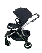 secondhand Mockingbird Single to Double 2.0 Stroller, Silver with Black Leather, Windowpane, Black, 2023