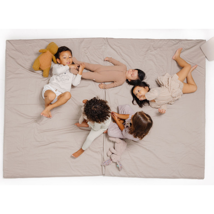 Toki Mats Padded Play Mat, Cloud + Sandcastle Mat, Multiple Sizes