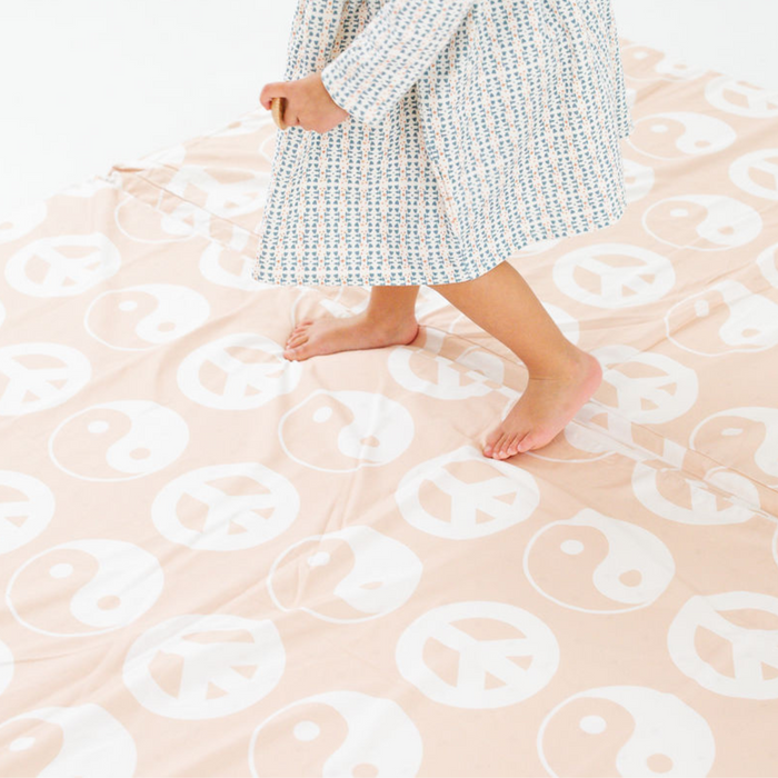 Toki Mats Padded Play Mat Cover, Yin Yang, Multiple Sizes