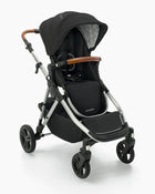 used Mockingbird Single to Double 2.0 Stroller, 2023, Silver with Penny Leather, Black, Windowpane