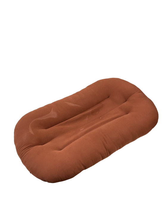 used Snuggle Me Organic Sensory Infant Lounger, Gingerbread