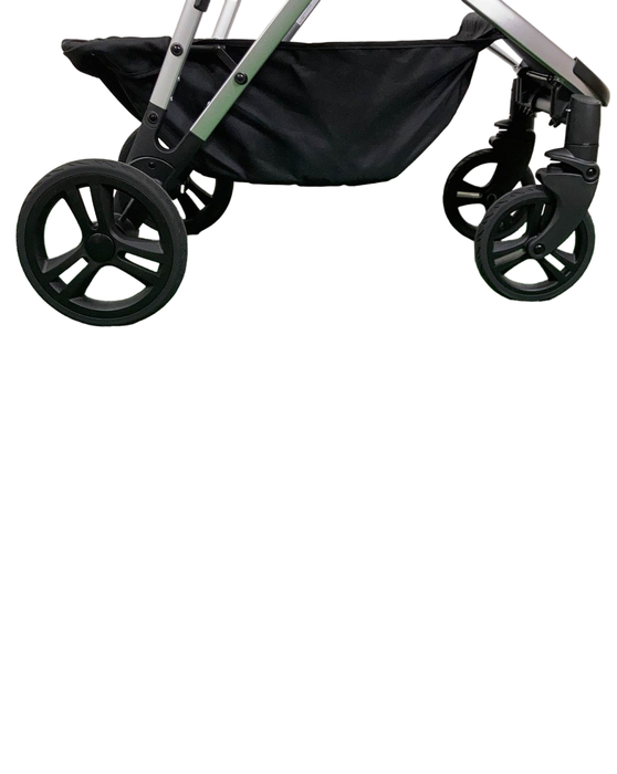 used Mockingbird Single to Double 2.0 Stroller, Silver with Penny Leather, Watercolor Drops, Black, 2024