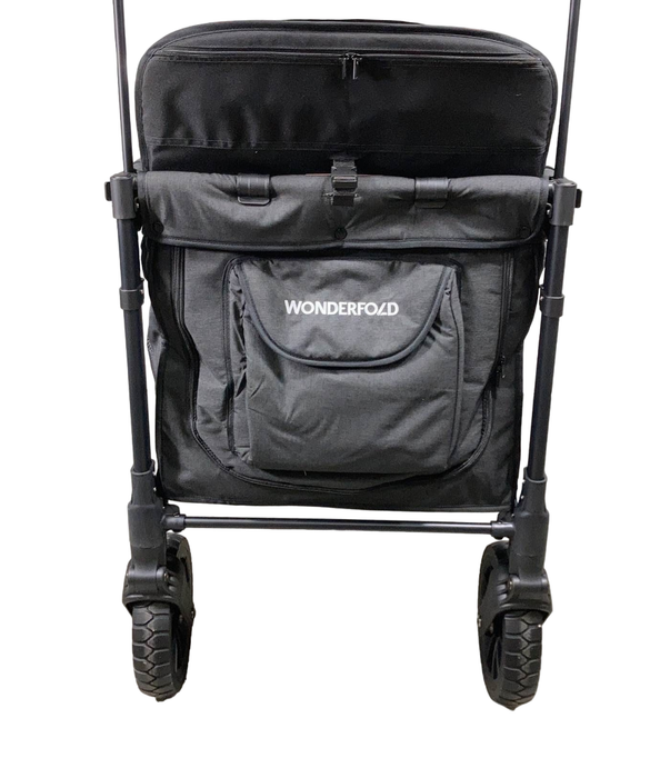 Wonderfold W4 Luxe Quad Stroller Wagon, Volcanic Black, 2023