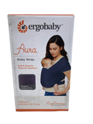 used Ergobaby Aura Baby Wrap, Coral Dots