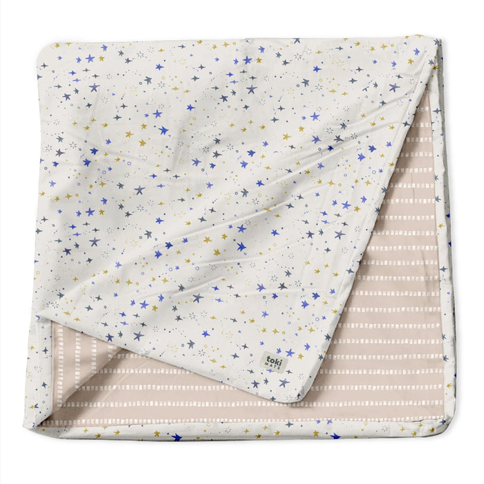 Toki Mats Padded Play Mat Cover, Twinkle Stars