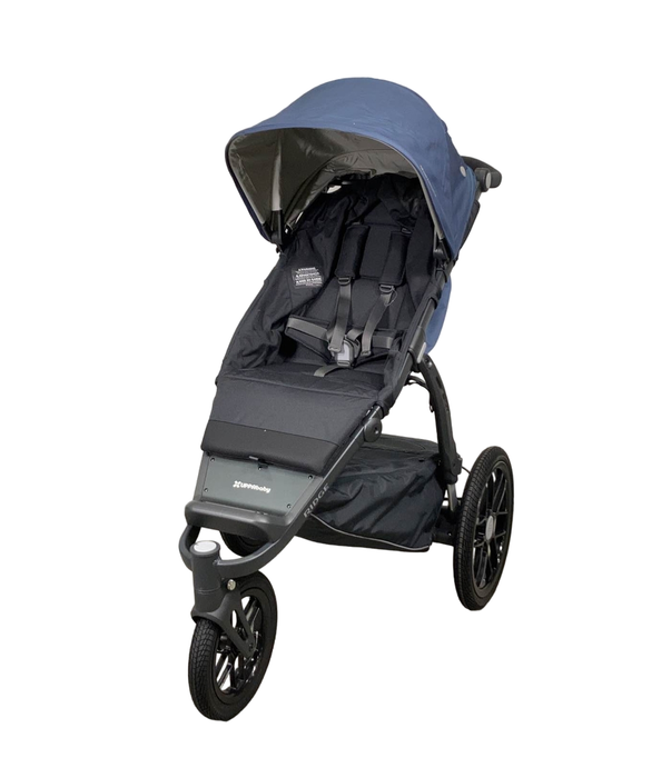 secondhand UPPAbaby RIDGE Jogging Stroller, 2021, Reggie (Slate Blue)