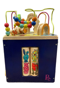 secondhand B. toys Zany Zoo Wooden Activity Cube