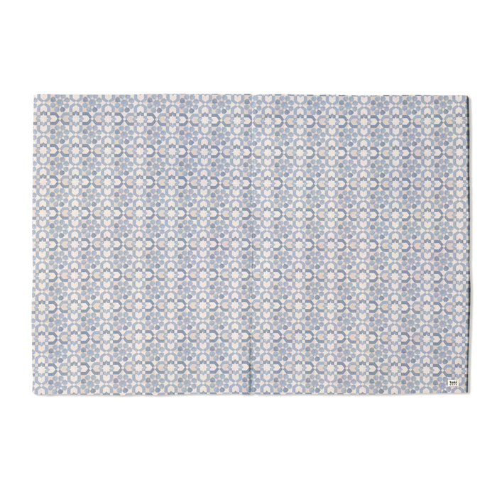 Toki Mats Padded Play Mat, Blue Tile Mat