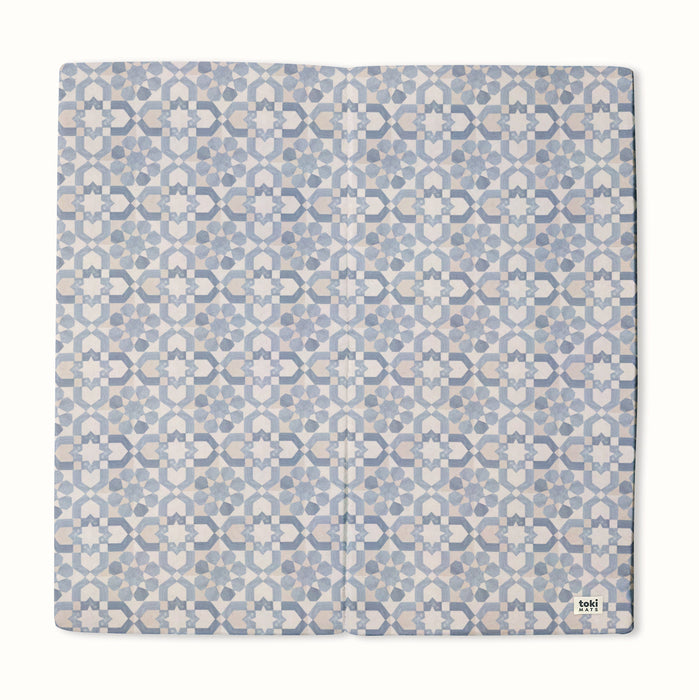 Toki Mats Padded Play Mat, Blue Tile Mat