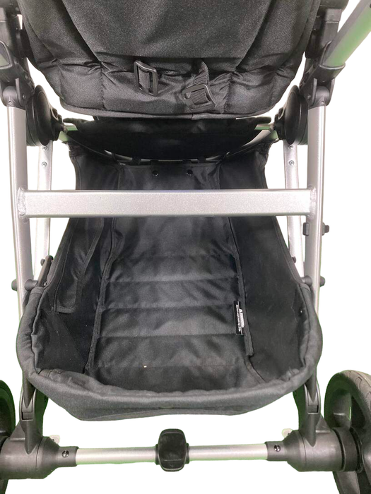 Mockingbird Single 2.0 Stroller, 2023, Silver with Penny Leather, Windowpane, Bloom