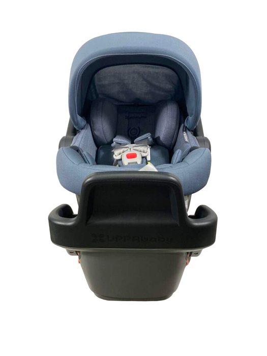 secondhand UPPAbaby MESA MAX Infant Car Seat and Base, 2023, PureTech Gregory