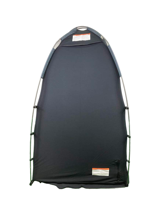 secondhand SlumberPod 3.0 Sleep Canopy, Black with Gray Accents