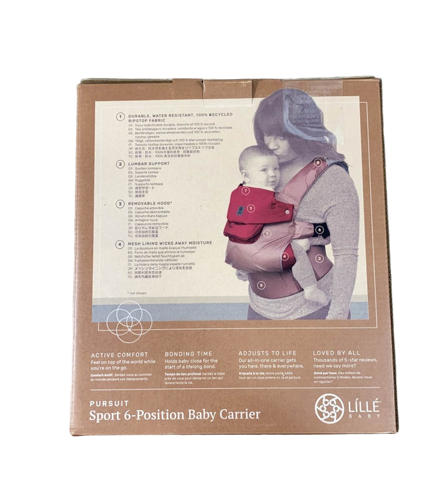 secondhand Lillebaby Pursuit Sport Baby Carrier, Fire