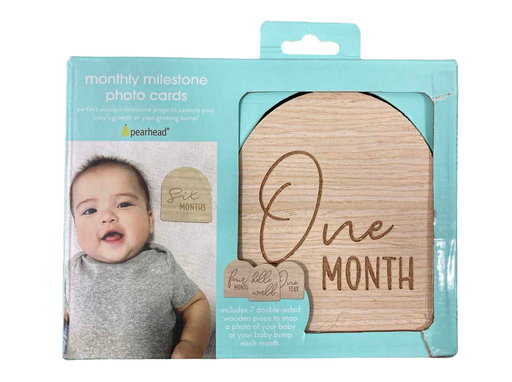 used Pearhead Monthly Milestone Photo Cards