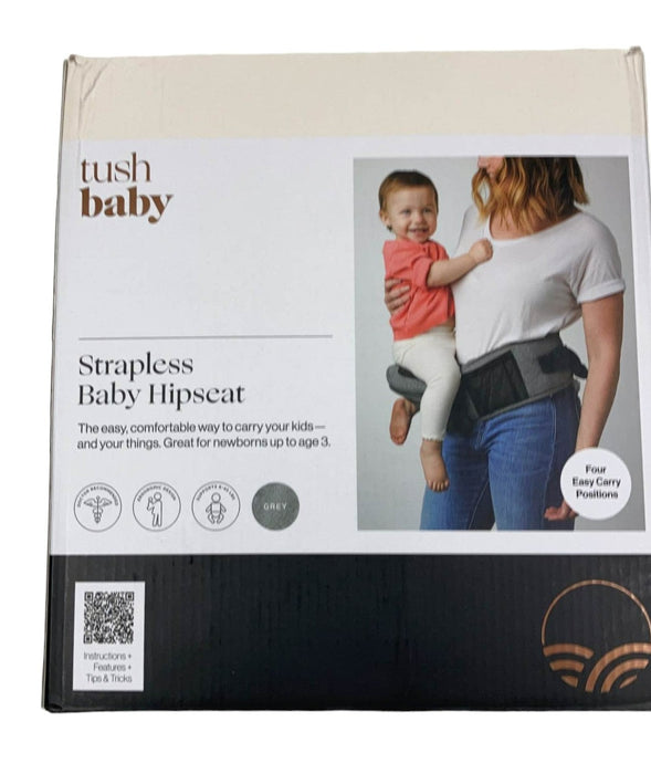 TushBaby Hip Baby Carrier, Grey