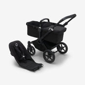 used Bugaboo Donkey 5 Mono Base Stroller, Black, Midnight Black, 2022