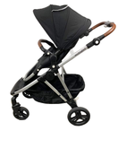 secondhand Mockingbird Single to Double Stroller, 2023, Silver with Penny Leather, Windowpane, Black