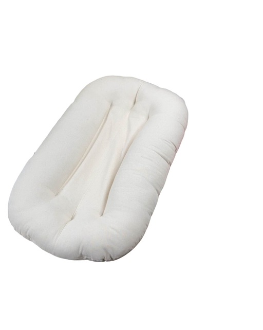 used Snuggle Me Organic Sensory Infant Lounger with Cover, Gum Drop