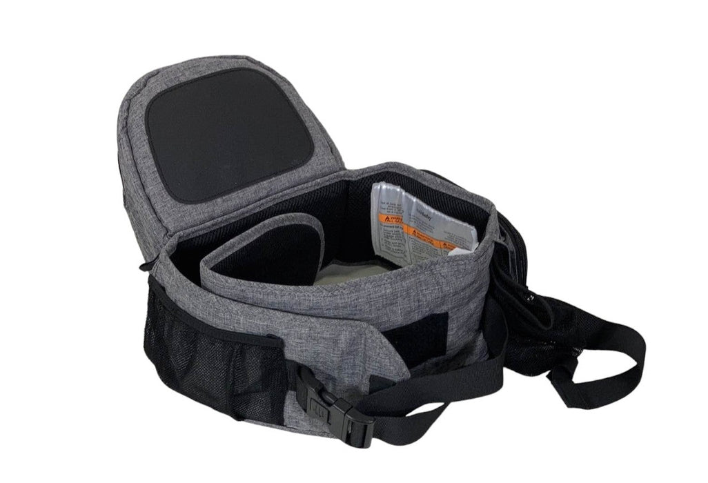 TushBaby Hip Baby Carrier, Grey