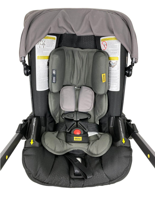 Doona Infant Car Seat & Stroller Combo, 2022, Grey Hound