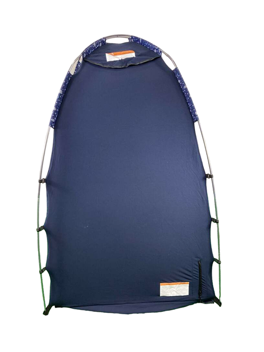 secondhand SlumberPod 3.0 Sleep Canopy, Navy with Night Sky Accents