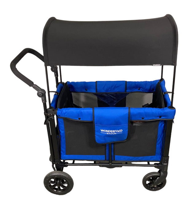 Wonderfold W2 Original Multifunctional Double Stroller Wagon, 2022, Blue