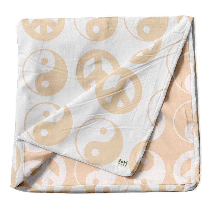 Toki Mats Padded Play Mat Cover, Yin Yang, Multiple Sizes