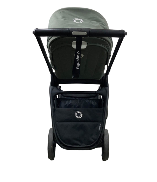 Bugaboo Dragonfly Stroller, 2023, Black, Forest Green, Forest Green