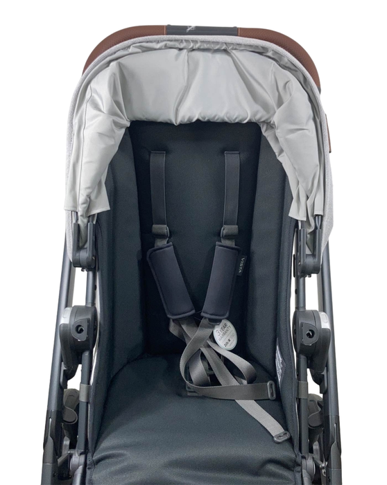 UPPAbaby VISTA V2 Stroller, 2023, Anthony (White & Grey Chenille)