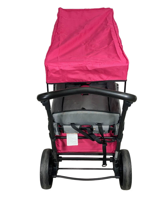 Wonderfold X2 Push + Pull Double Stroller Wagon, 2021, Pretty-n-Pink