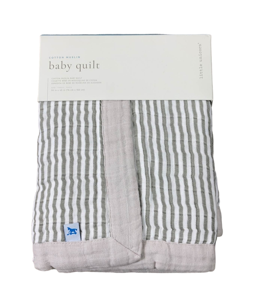 used Little Unicorn Cotton Muslin Baby Quilt, Stripe