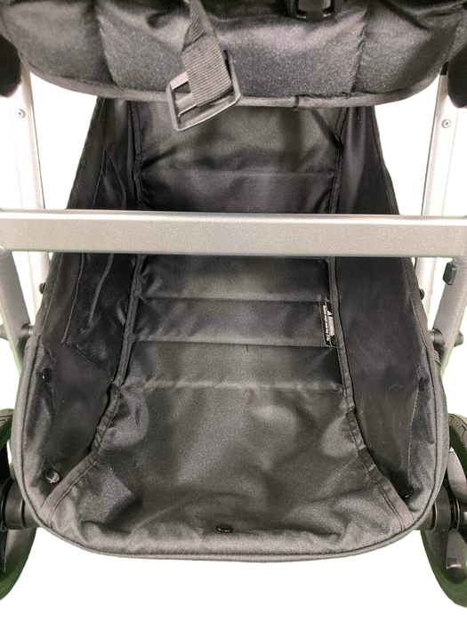 Mockingbird Single to Double 2.0 Stroller, 2024, Silver with Penny Leather, Windowpane, Sky