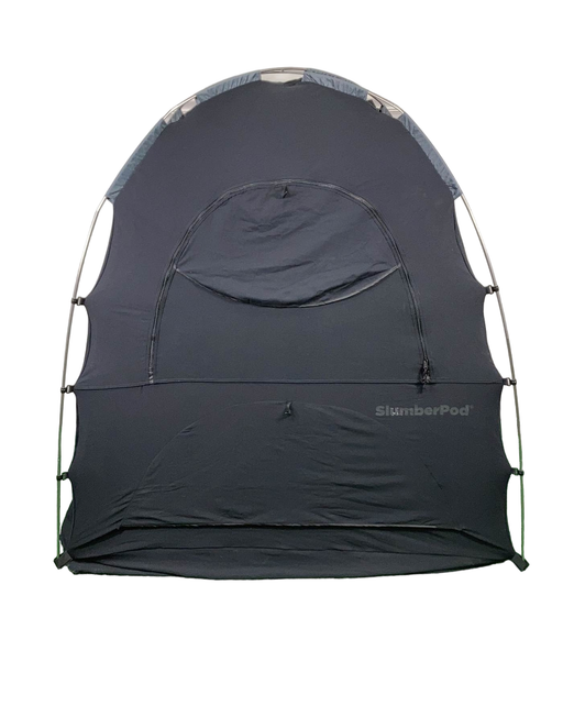 secondhand SlumberPod 3.0 Sleep Canopy, Black with Gray Accents