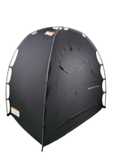 secondhand SlumberPod 3.0 Sleep Canopy with Fan, Black with Gray Accents HIDDEN PICS 4.23