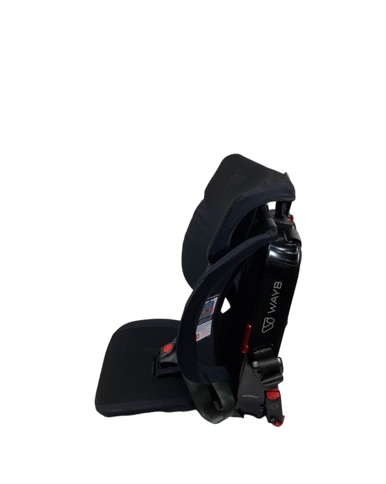 secondhand WAYB Pico Portable Car Seat Bundle, Jet, Carry Bag, 2023