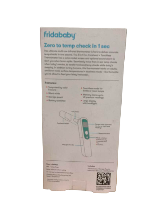 secondhand FridaBaby 3-in-1 Ear, Forehead And Touchless Infrared Thermometer HIDDEN PICS 4.17