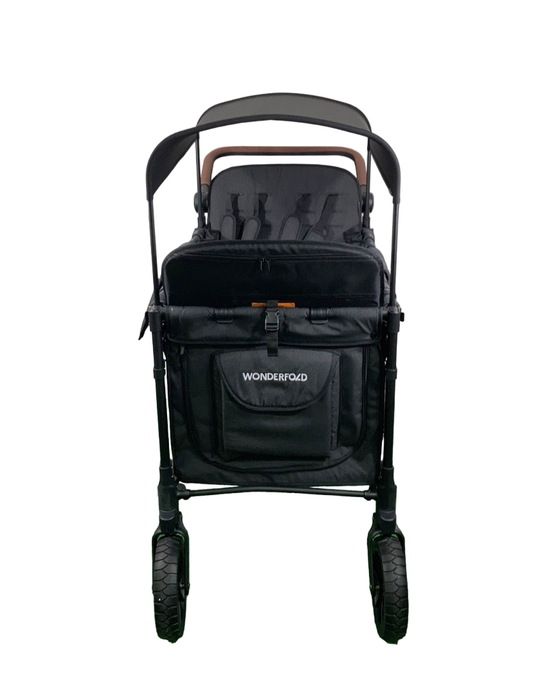 secondhand Wonderfold W4 Luxe Quad Stroller Wagon, Volcanic Black, 2023