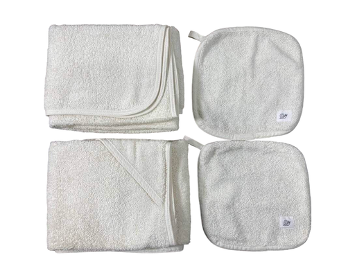 used Tiny Kind Bath And Towel Spa Set, Antique White