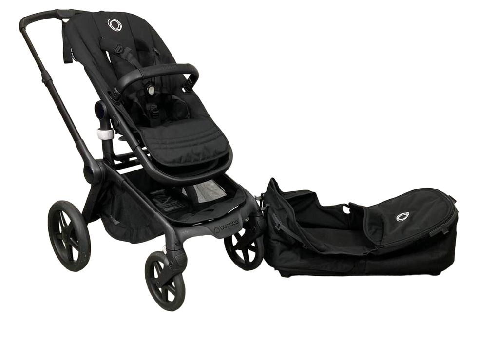 used Bugaboo Fox 5 Stroller, 2023, Black Frame, Midnight Black