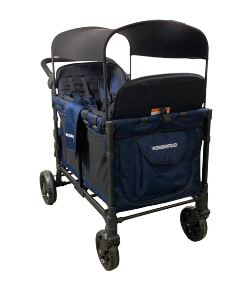 used Wonderfold W4 Elite Stroller Wagon, 2023, Noble Navy