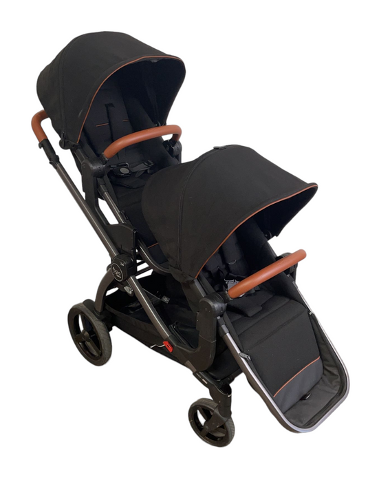 Peg Perego Agio Z4 Double Stroller, 2021, Black Pearl