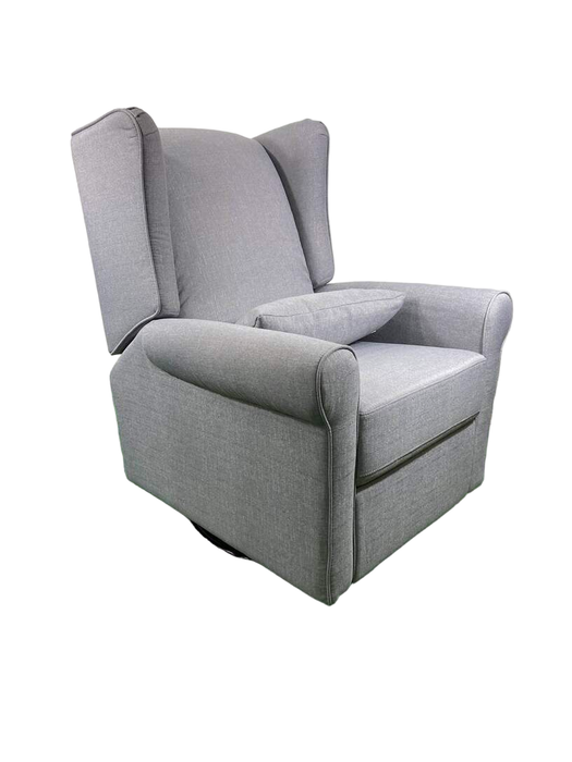 used DaVinci Hayden Recliner And Swivel Glider, Misty Gray