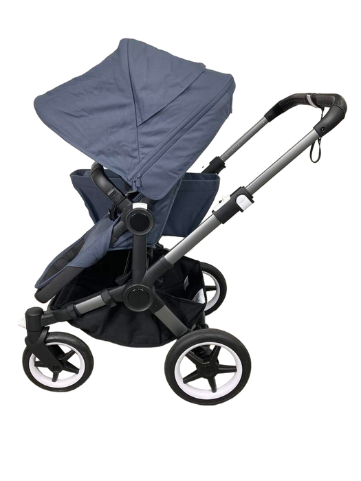 secondhand Bugaboo Donkey 5 Stroller Mono, 2022, Stormy Blue, Graphite